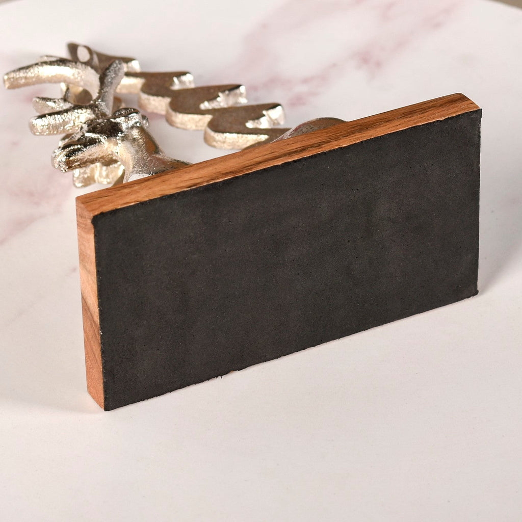 Reindeer By The Noel Tree Metal Decor