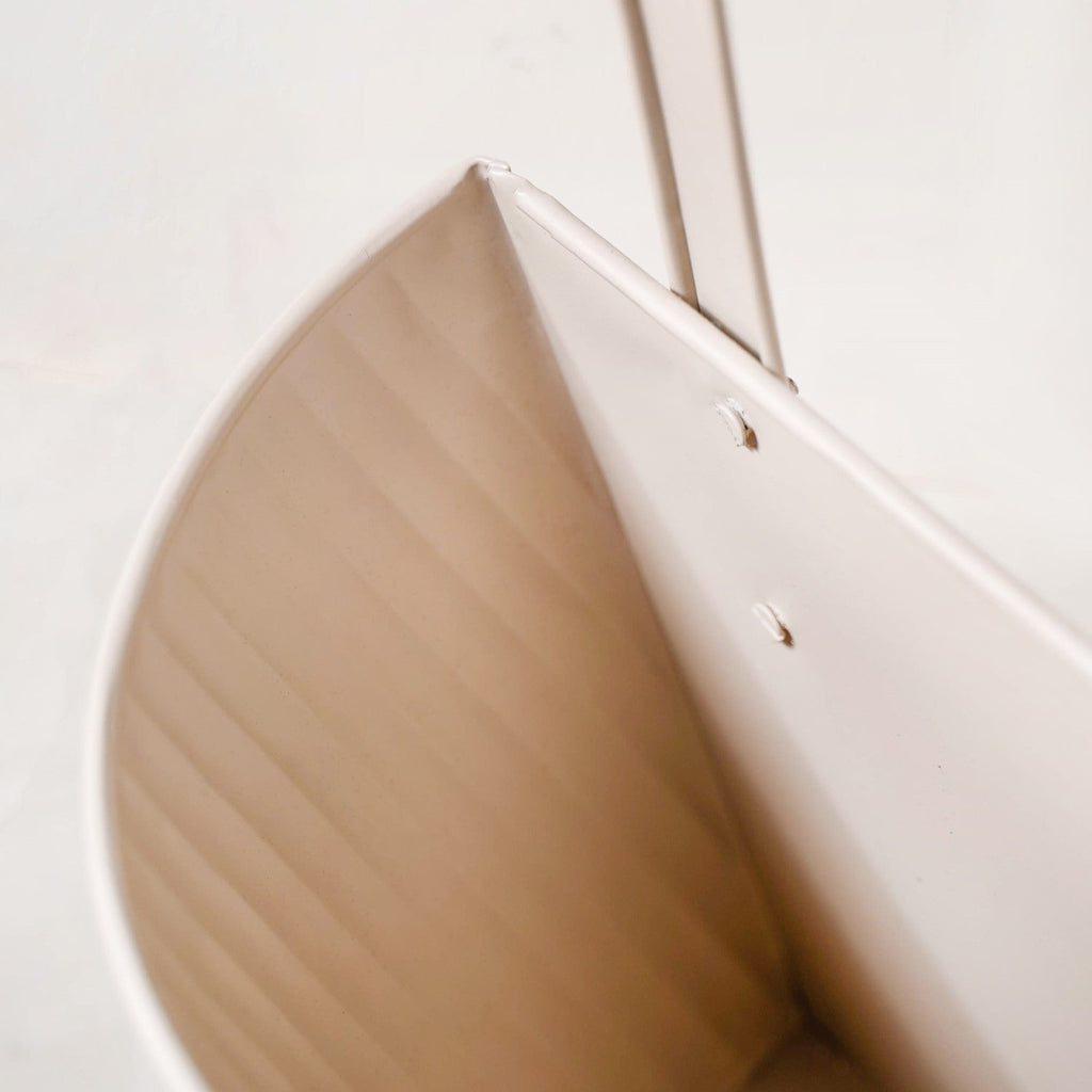 Ribbed Hanging Planter Set Of 2 Taupe