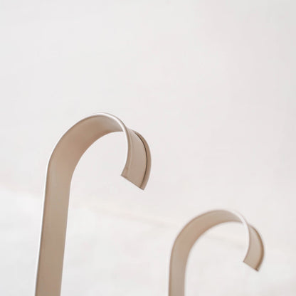 Ribbed Hanging Planter Set Of 2 Taupe