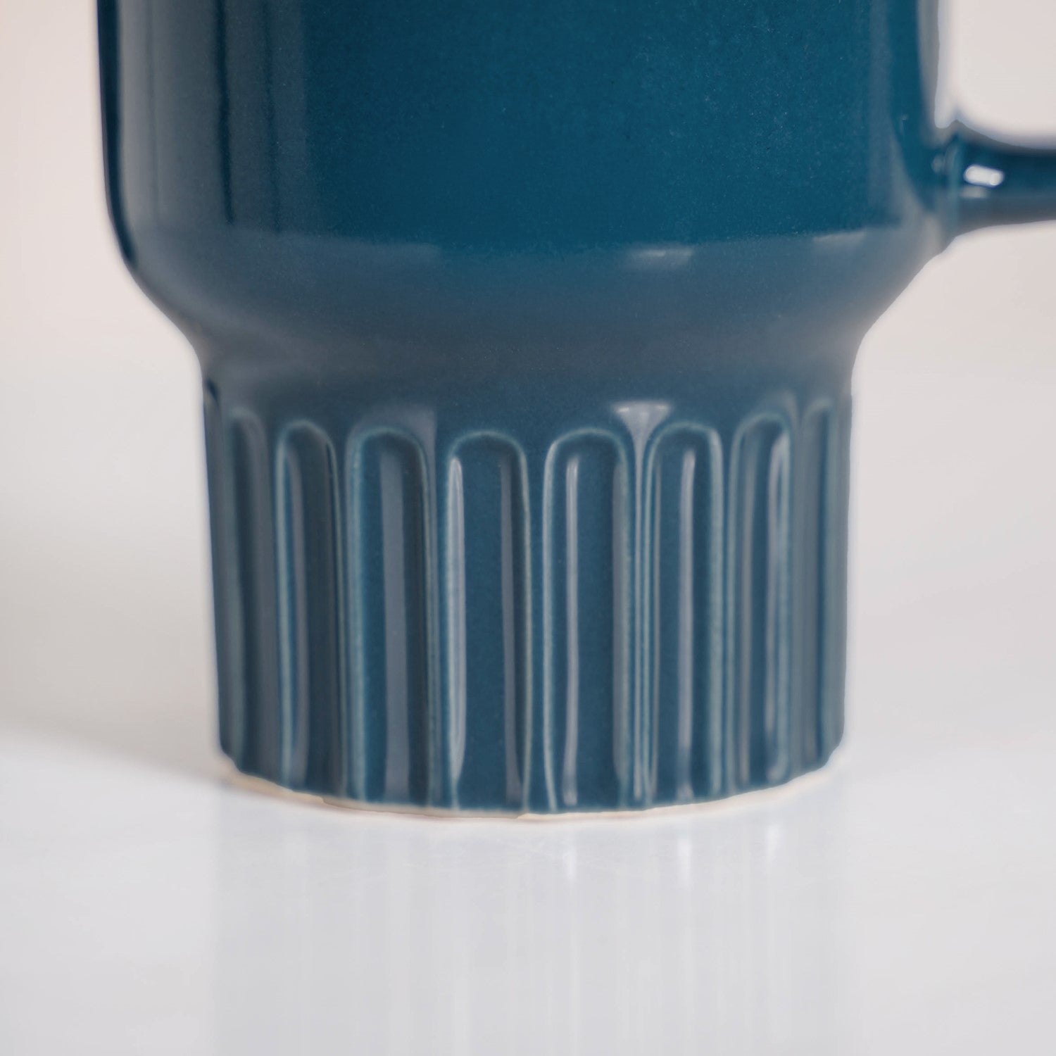 Ribelle Ceramic Stackable Mug Set Of 4 Deep Blue 270ml