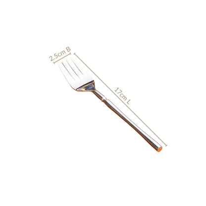 Minimalist Stainless Steel Fork Set Of 6