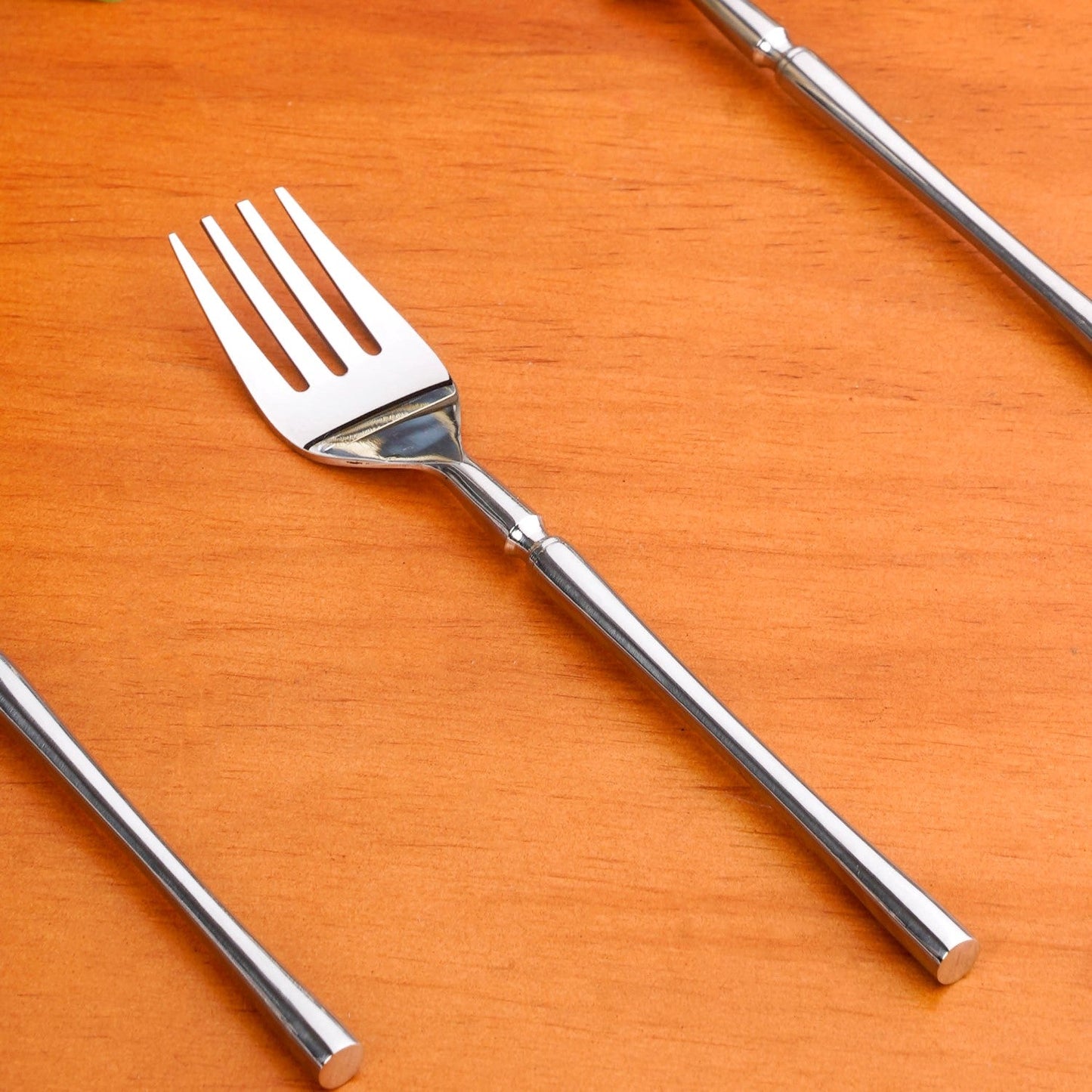 Minimalist Stainless Steel Fork Set Of 6