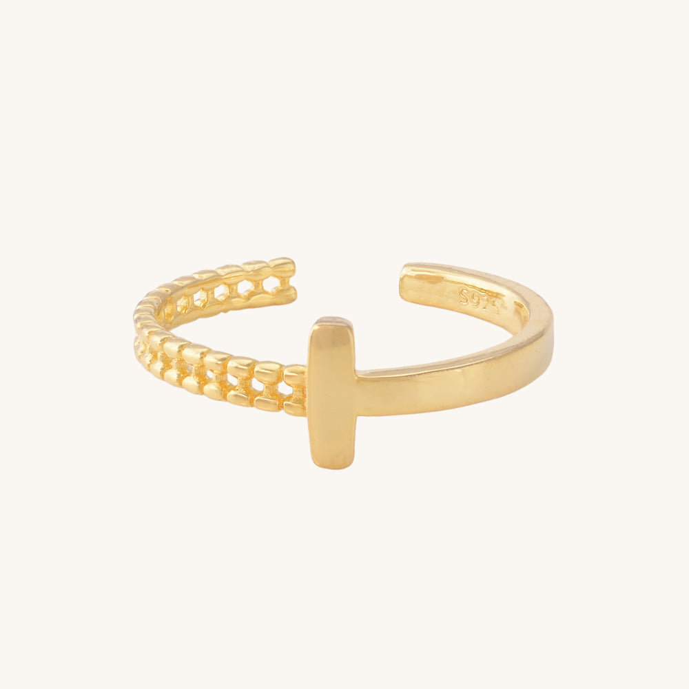 Gold Julienne Ring