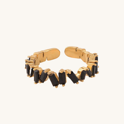 Black Onyx Eternity Ring