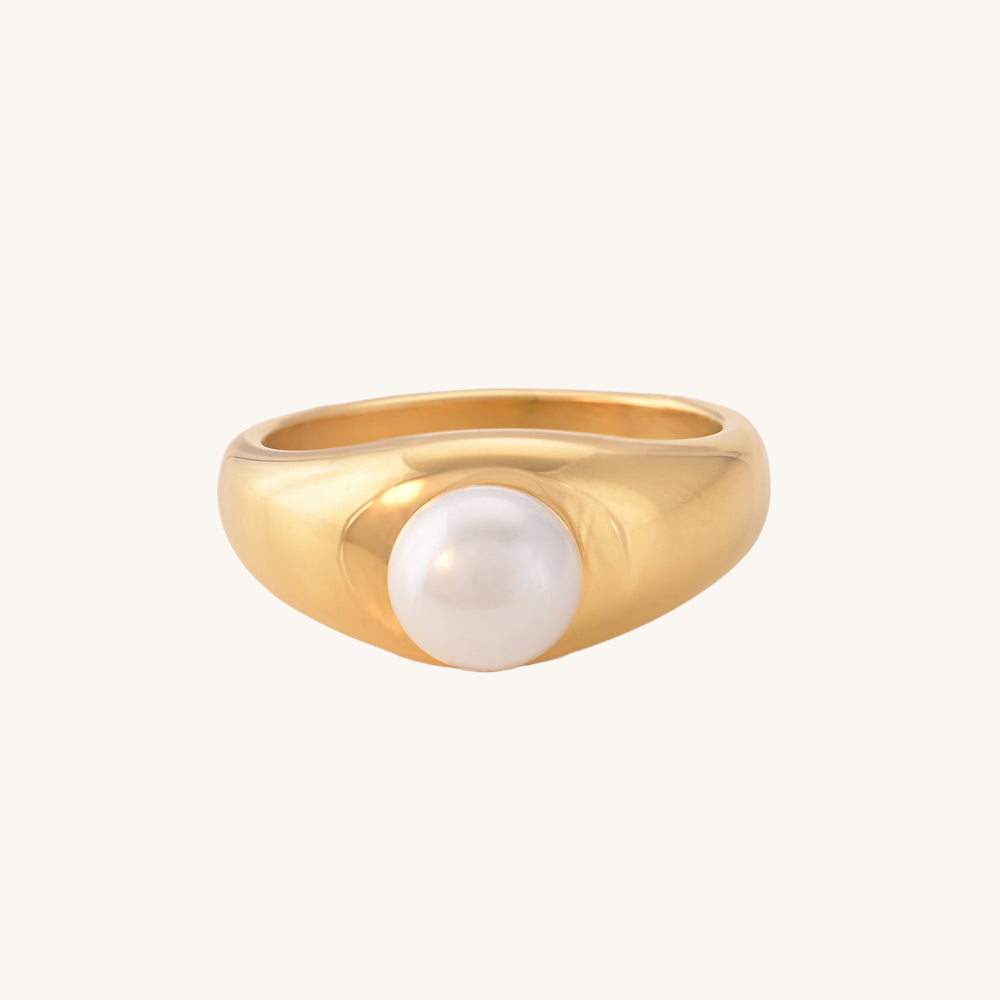 Bold Pearl Ring