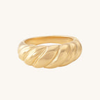 Twisted Croissant Ring