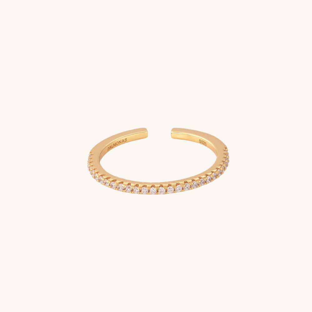 Dazzling Comet Ring | 18K Gold Vermeil