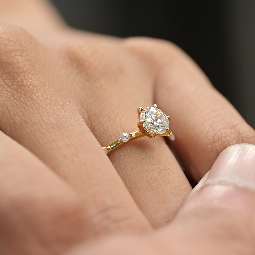 Celestial Sparkle Ring | 18K Gold Vermeil