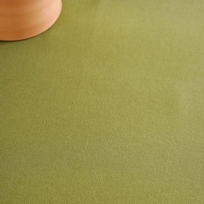Isabelle Rick Rack Green 6 Seater Cotton Table Cloth 217x163cm