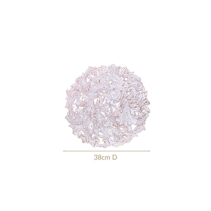 Rose Luxe Round Tablemat Set Of 6