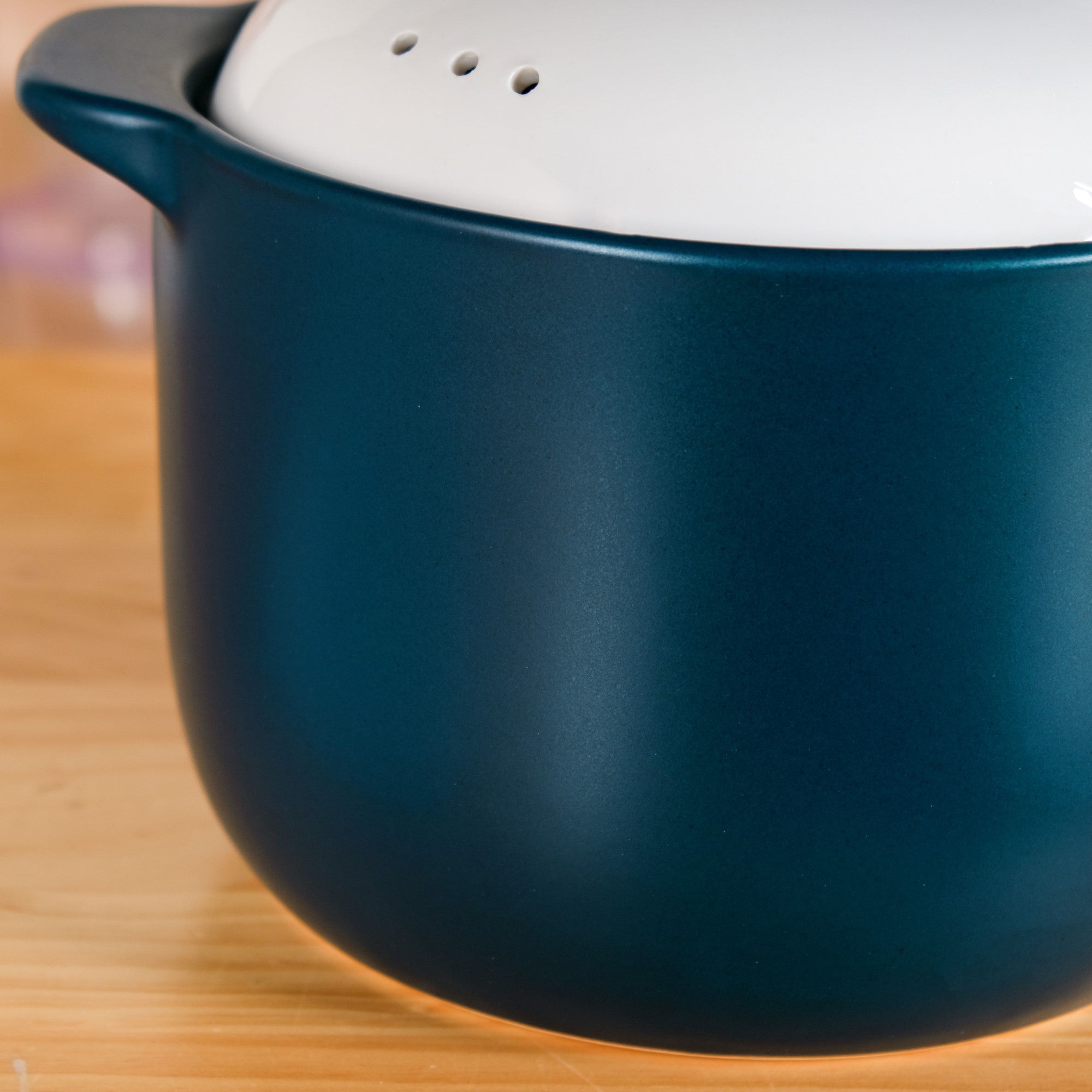 Cera Ceramic Soup Cooking Pot With White Lid 6000ml