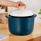 Cera Ceramic Soup Cooking Pot With White Lid 6000ml