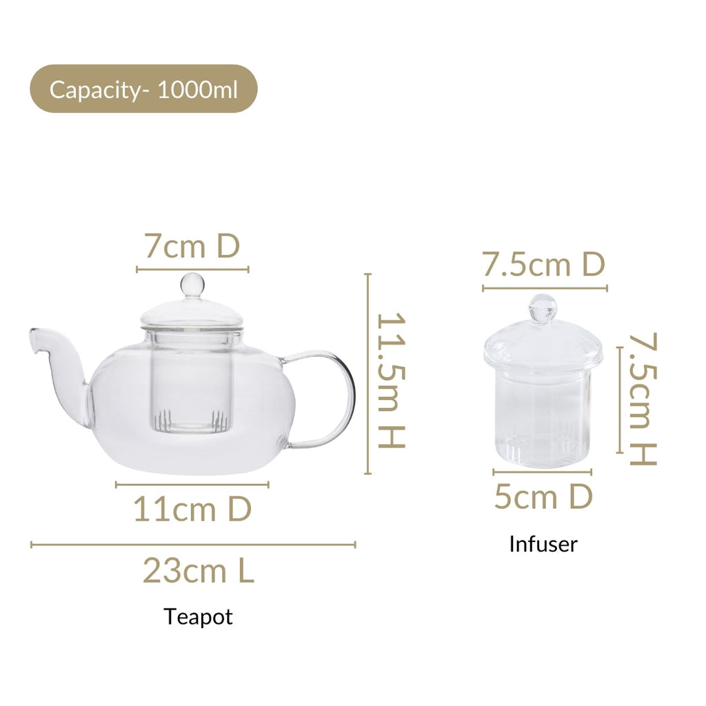 Royal Teapot With Infuser 1000ml