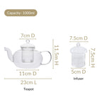Royal Teapot With Infuser 1000ml