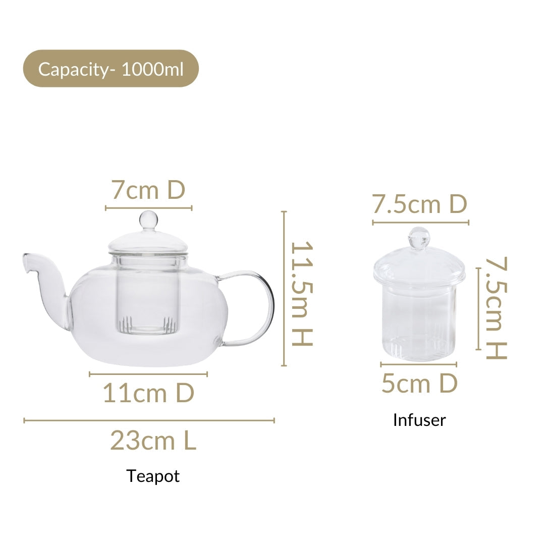 Royal Teapot With Infuser 1000ml