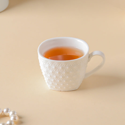 Riona Patterned Teacup White