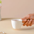 Riona Patterned Teacup White