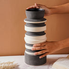 Black and White Ceramic Vase