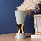 Ornamental Blue Flower Pot