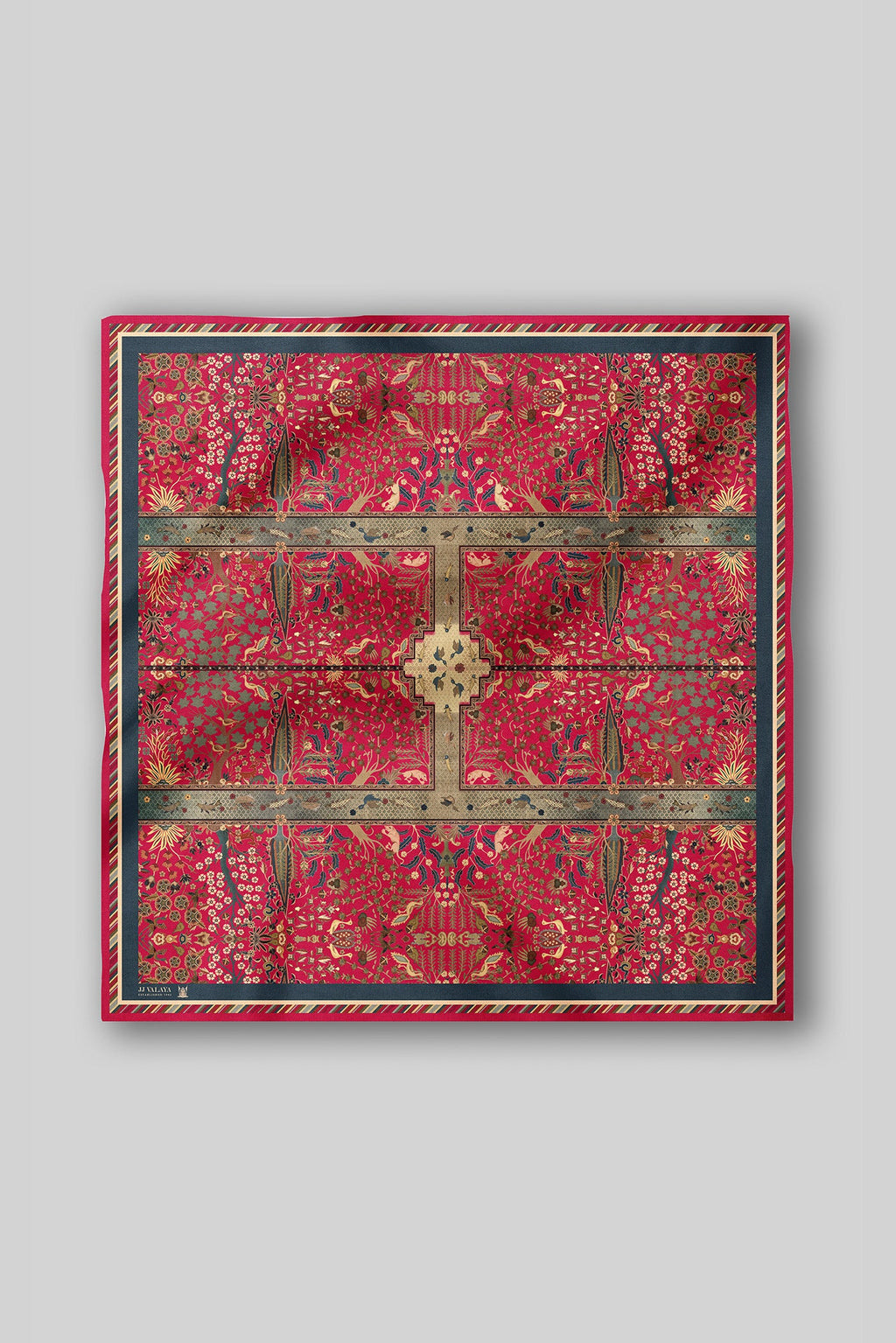 Fuchsia Pink Printed Scarf