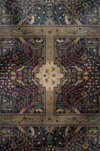 Black - Multi Hued Printed Scarf