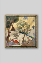 Creme Ivory Printed Scarf