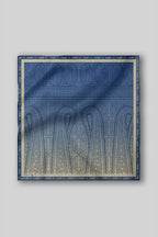 Cobalt Blue Ombre Printed Scarf