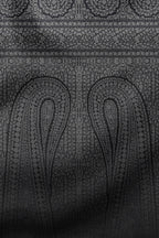 Charcoal Black Ombre Printed Scarf