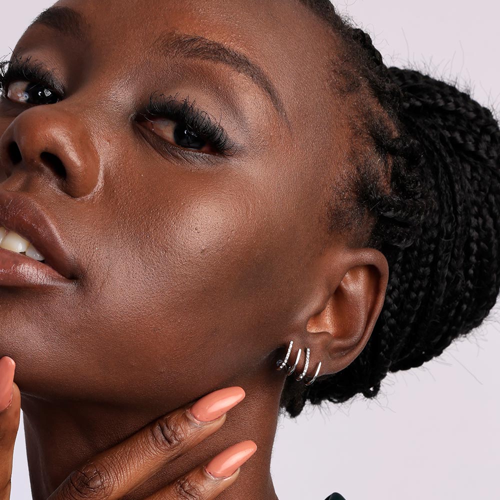 Diamonds Climber Earrings