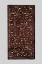 Burgundy Ombre Cashmere Shawl