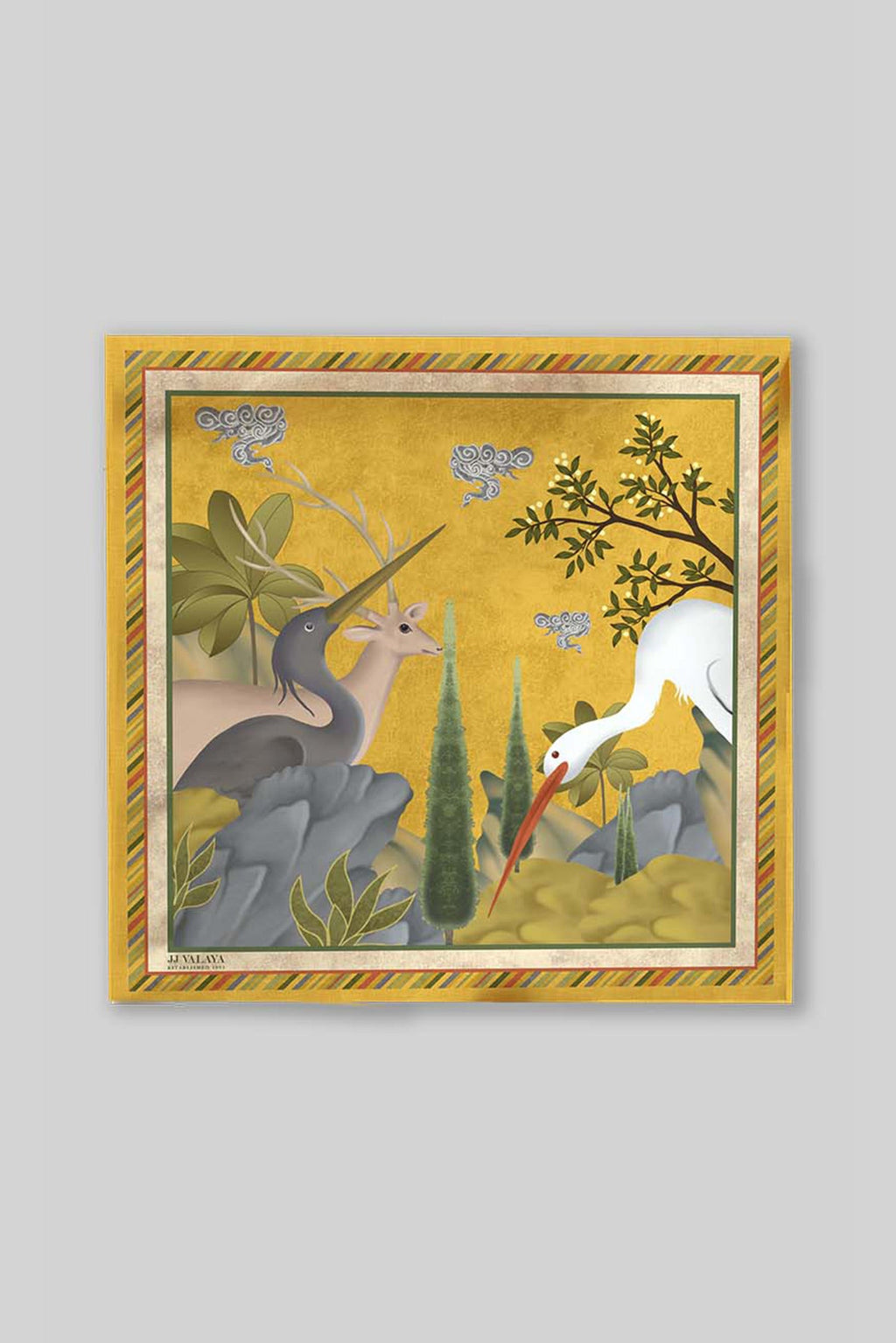 Canary Yellow Pocket Square