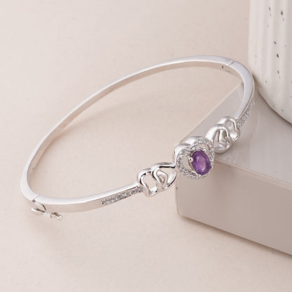 Love's Token 925 Sterling Silver Bangle Bracelet
