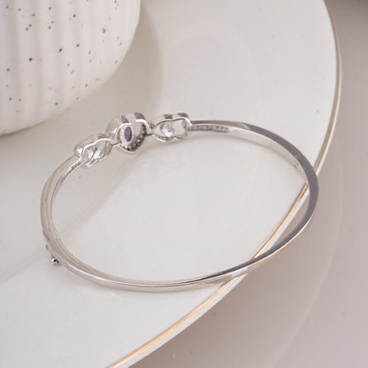 Love's Token 925 Sterling Silver Bangle Bracelet