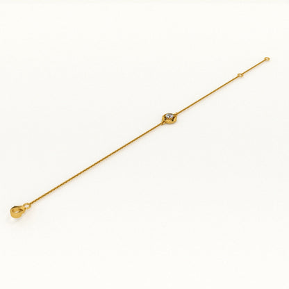 Pure Radiance 9KT Gold Lab Grown Diamond Bracelet