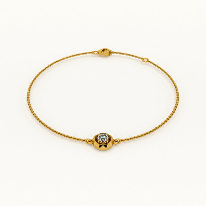 Pure Radiance 9KT Gold Lab Grown Diamond Bracelet