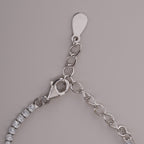 Dainty Charm 925 Sterling Silver Tennis Bracelet