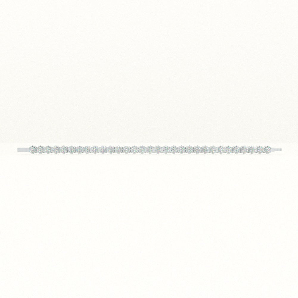 Frozen Dewdrop Tennis Bracelet