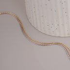 Delicate Multi-Strand 925 Sterling Silver Necklace