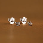 Classic CZ 925 Sterling Silver Stud Earrings