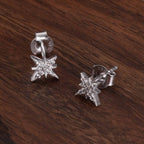 Cosmic Dust Star 925 Sterling Silver Studs
