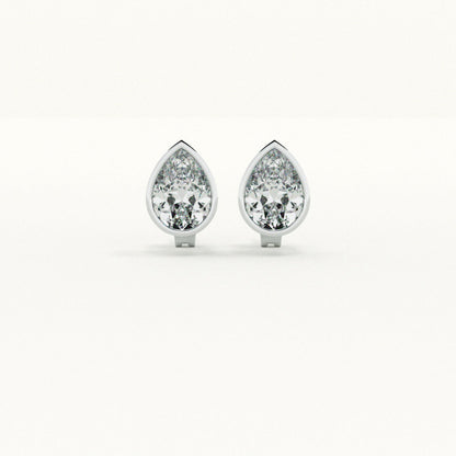 Classic Pear 925 Sterling Silver Earrings