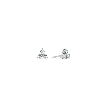 Trio Spark 9KT Gold Lab Grown Diamond Stud Earring