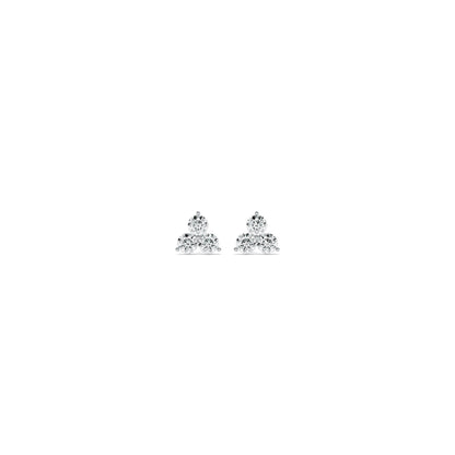 Trio Spark 9KT Gold Lab Grown Diamond Stud Earring