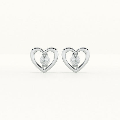 Love's Glow 9KT Gold Lab Grown Diamond Stud Earring