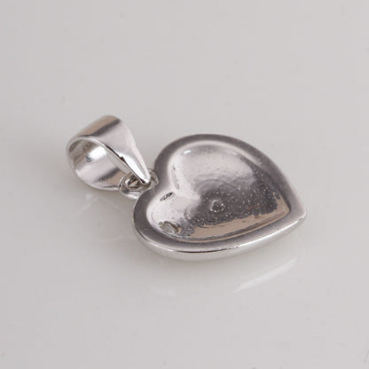 Eternal Love 925 Sterling Silver Pendant and Earring Set