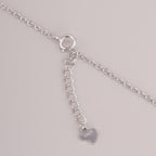 Crystal Lock 925 Sterling Silver Necklace