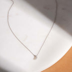 Dainty Moon 925 Sterling Silver Necklace