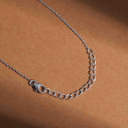 Dainty Moon 925 Sterling Silver Necklace