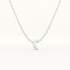 Dainty Moon 925 Sterling Silver Necklace