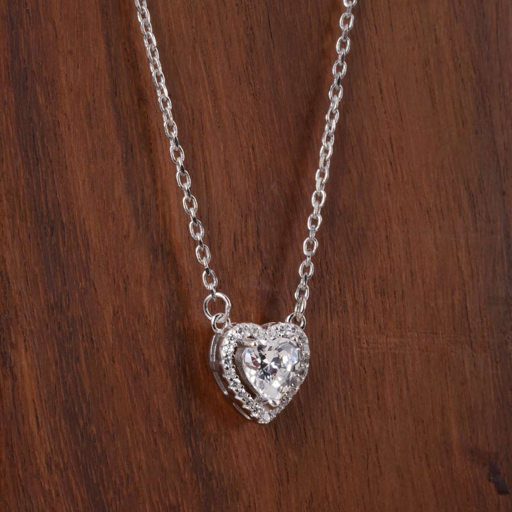 Diamond Heart 925 Sterling Silver Necklace